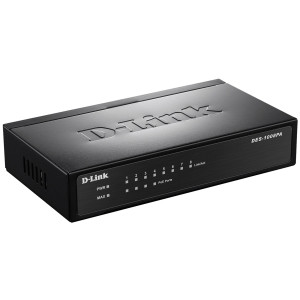 D-Link DES-1008PA 8-Port Ethernet Switch, 4 fast ethernet PoE ports, 4 fast ethernet ports, 1.6Gbps switching capacity